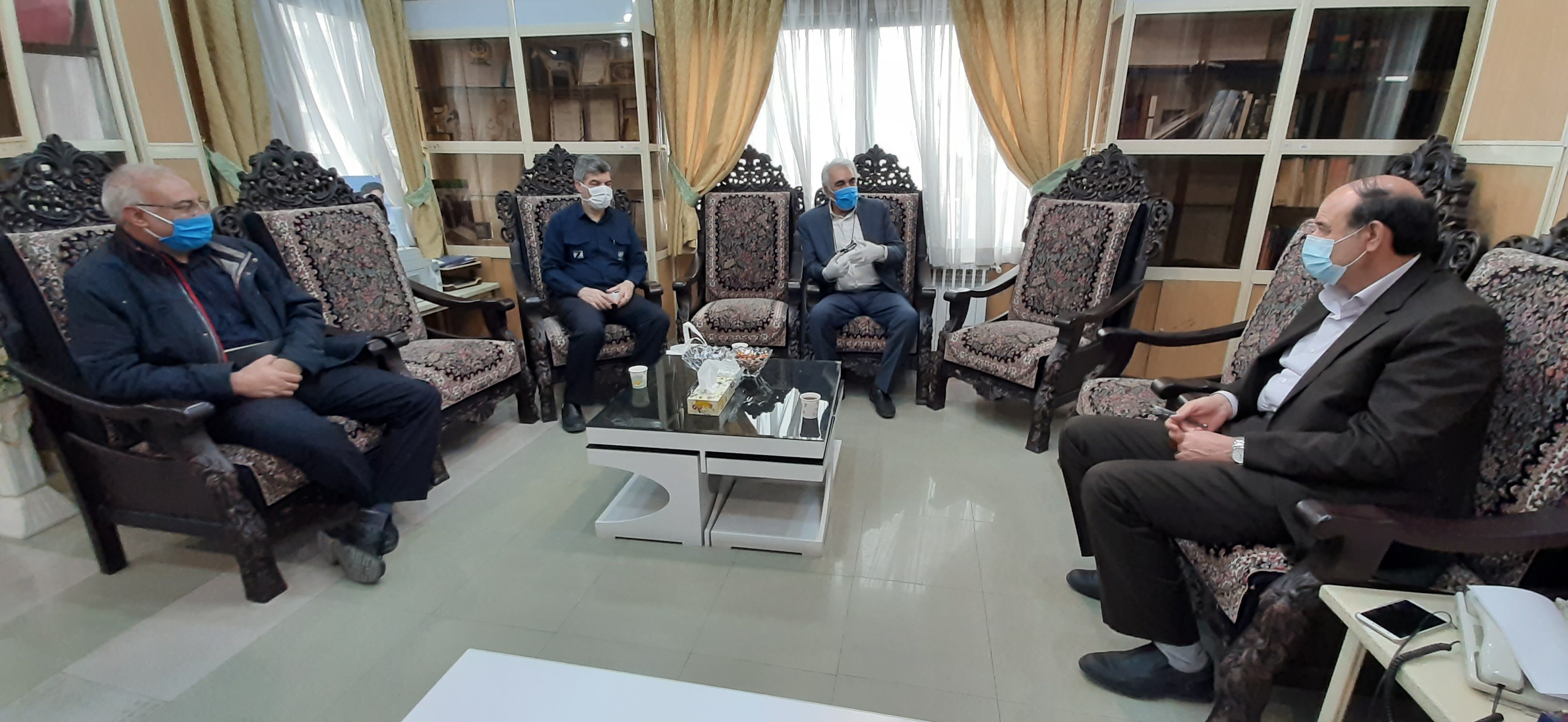 دیدار نوروزی مدیرعامل زیسکو با فرماندار  شهرستان زرند 