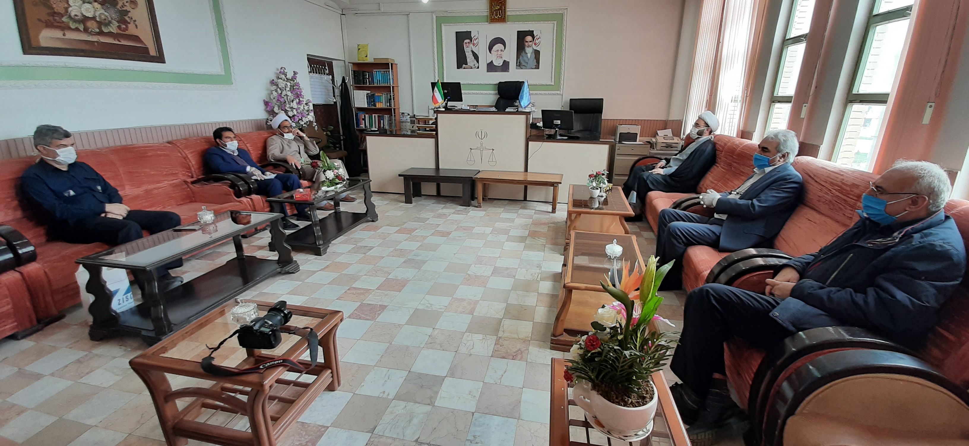 دیدار مدیرعامل شرکت زیسکو با رئیس دادگستری شهرستان زرند