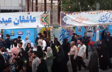 برپایی موکب شرکت فولاد زرند ایرانیان همزمان با عید غدیر خم 