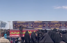 برپایی موکب در مسیر جاماندگان اربعین 